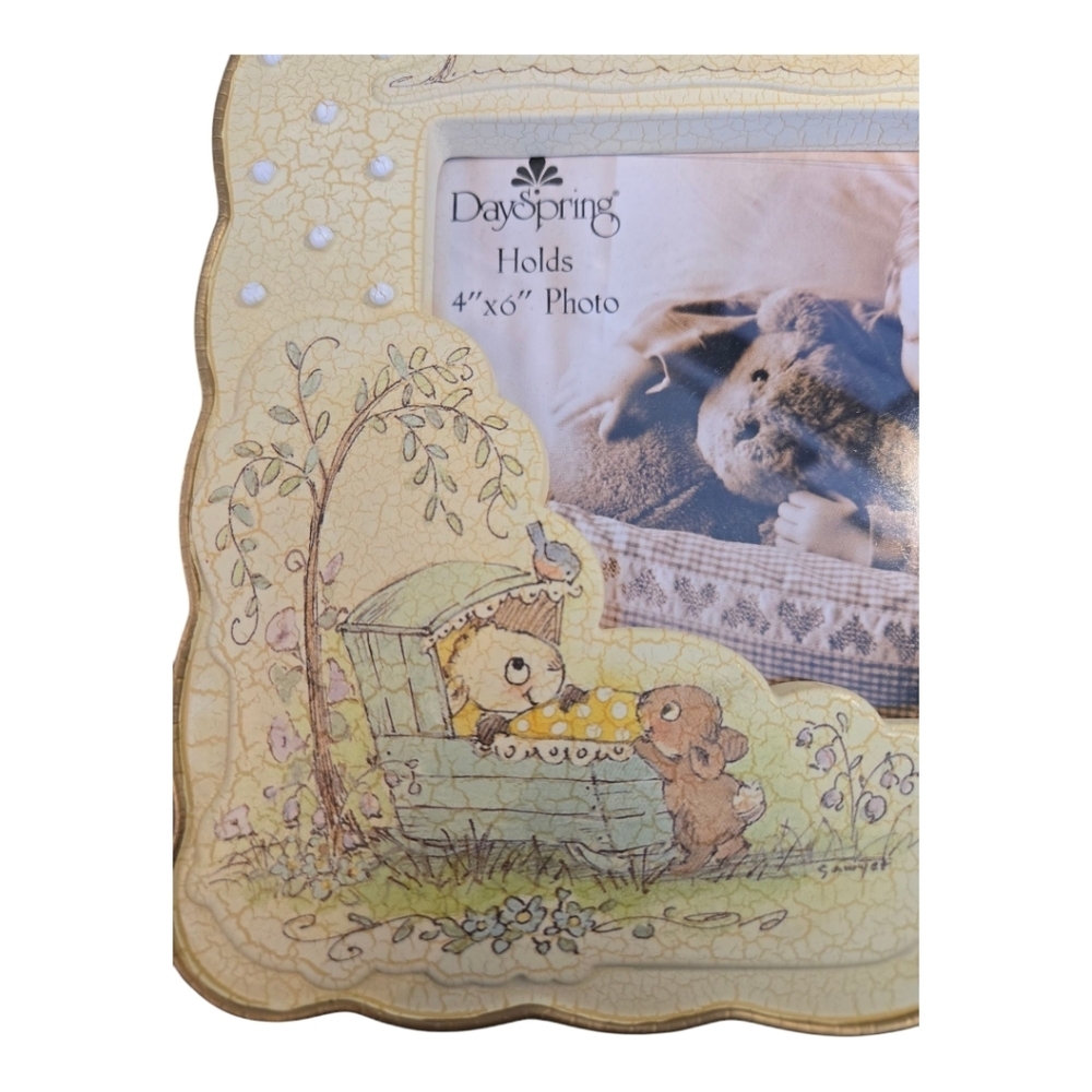NWOT DaySpring Yellow Decorative Photo Frame - Picture 6 of 8
